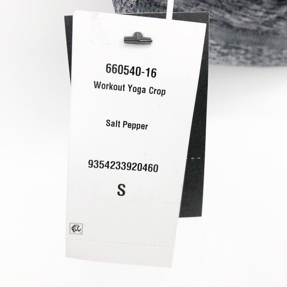 COTTON ON BODY Women's Sports Bra Small Black Grey Workout Yoga Crop NWT - Picture 8 of 10